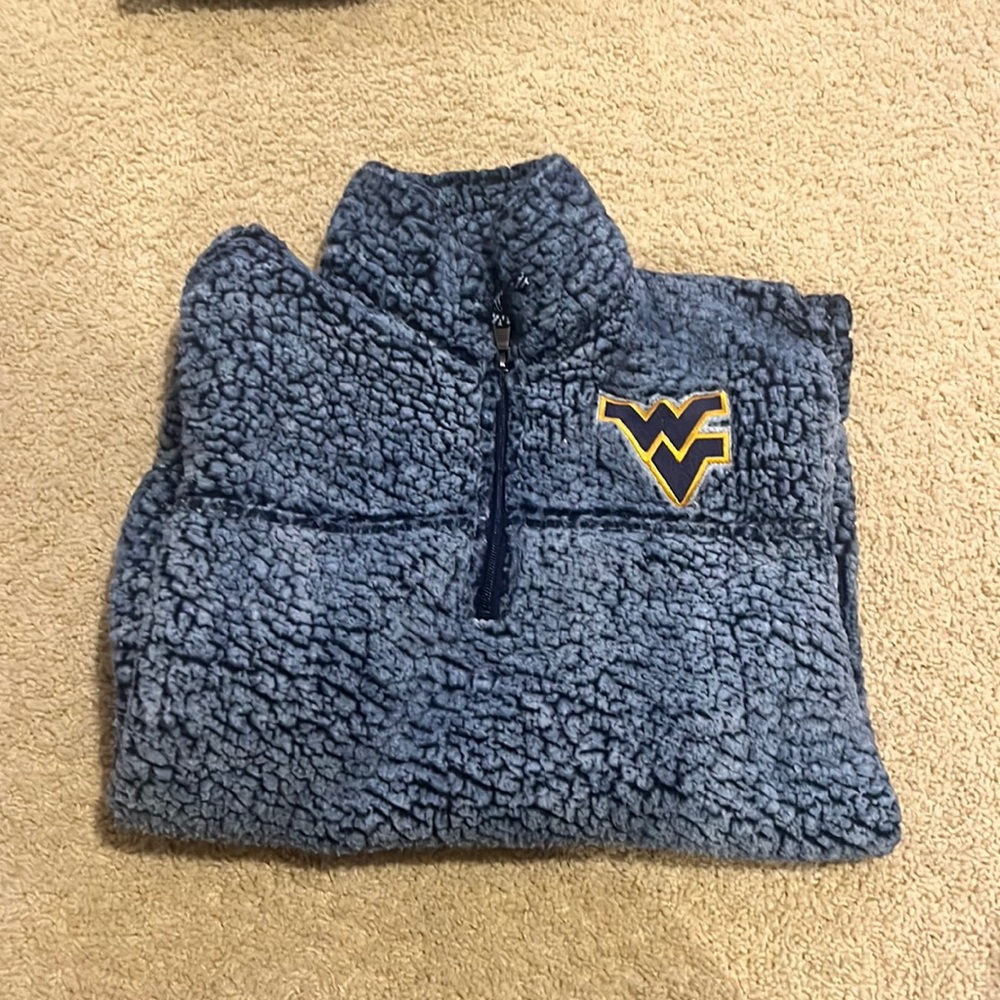 West Virginia Sherpa Pullover.